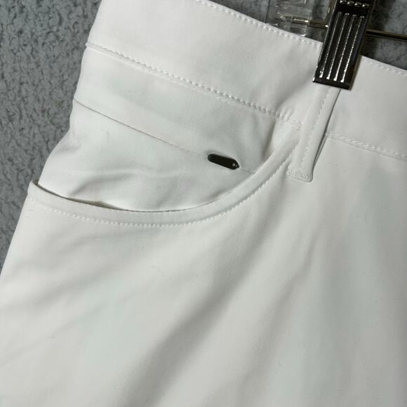 All In Motion Golf Pants Mens 38x32 White Slim Fit Stretch Wrinkle Resistant NEW - Picture 10 of 16